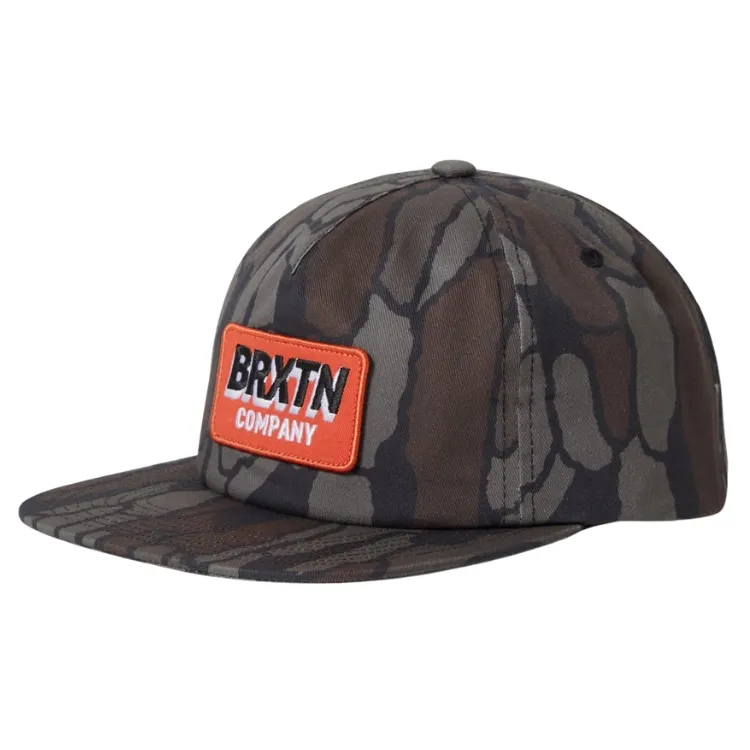 Brixton Payment MP Bark Camo Snapback Hat