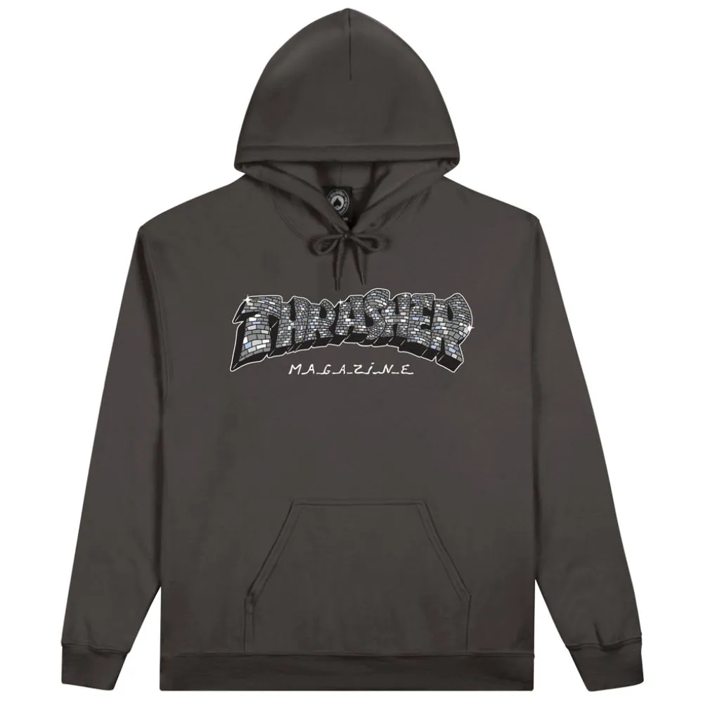 Thrasher Disco By Spanky Charcoal Hoodie [Size: M]