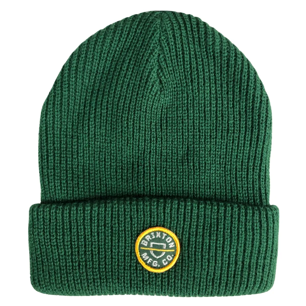 Brixton Crest Mini Logo Primal Green Beanie