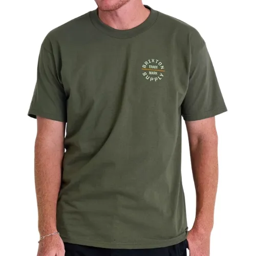 Brixton Oath Surplus Green Dusty Sage T-Shirt [Size: M]