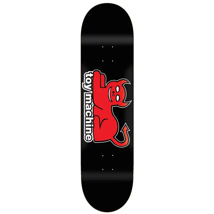 Toy Machine Devil Cat Black 8.38 Skateboard Deck
