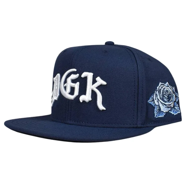 DGK Pray Navy Snapback Hat
