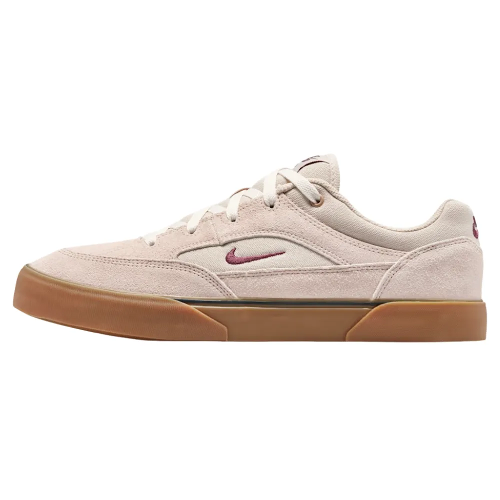 Nike SB Malor Cream Phantom Gum Brown Burgundy Crush Mens Skate Shoes [Size: US 9]