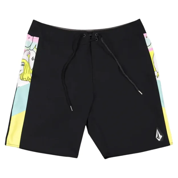 Volcom Featured Artist Ozzy Liberator Black 19" Shorts [Size: 32]