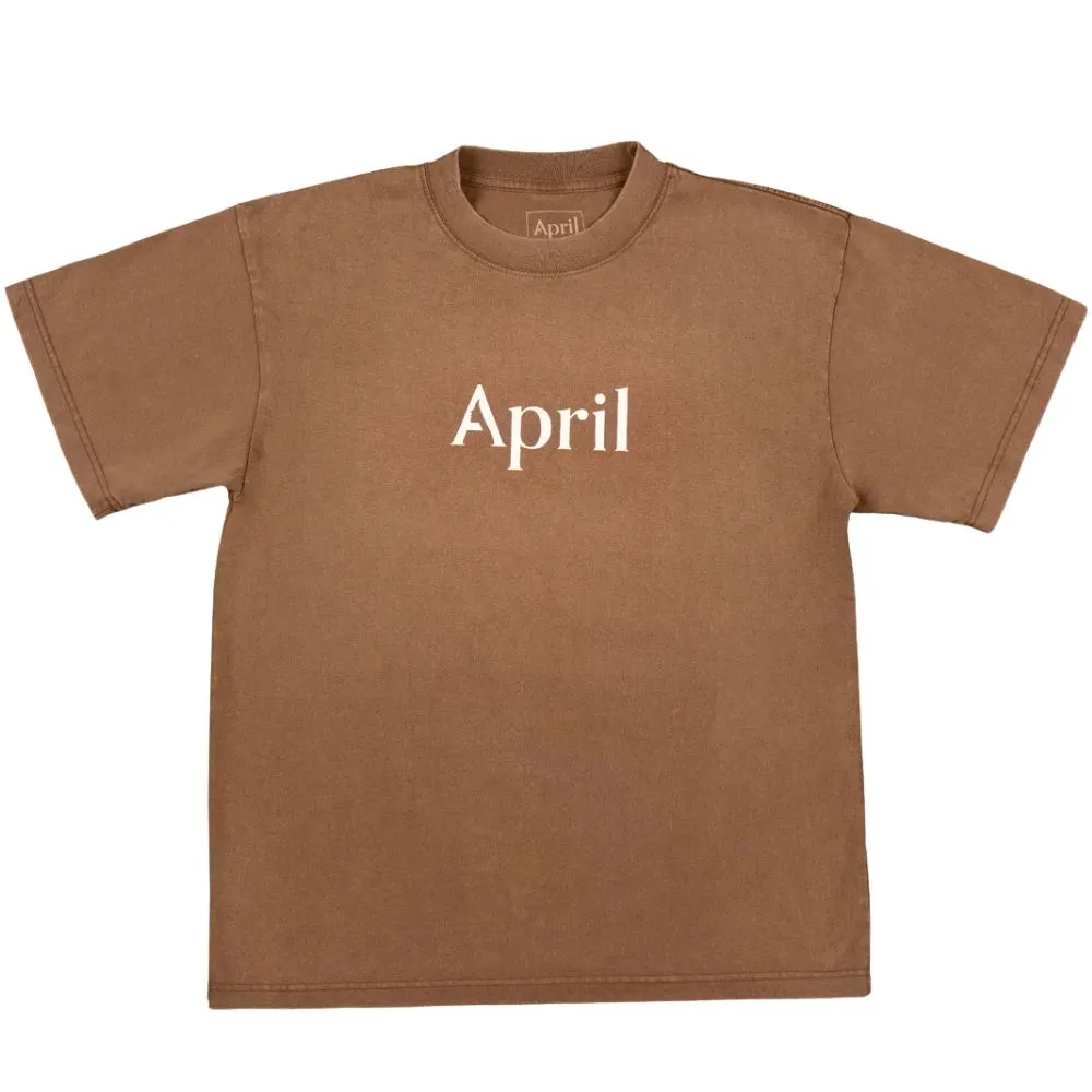 April OG Logo Choc T-Shirt [Size: M]