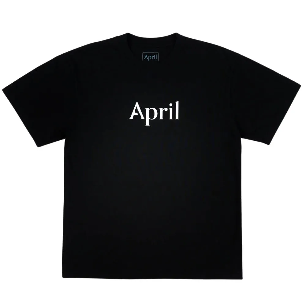 April OG Logo Black T-Shirt [Size: M]