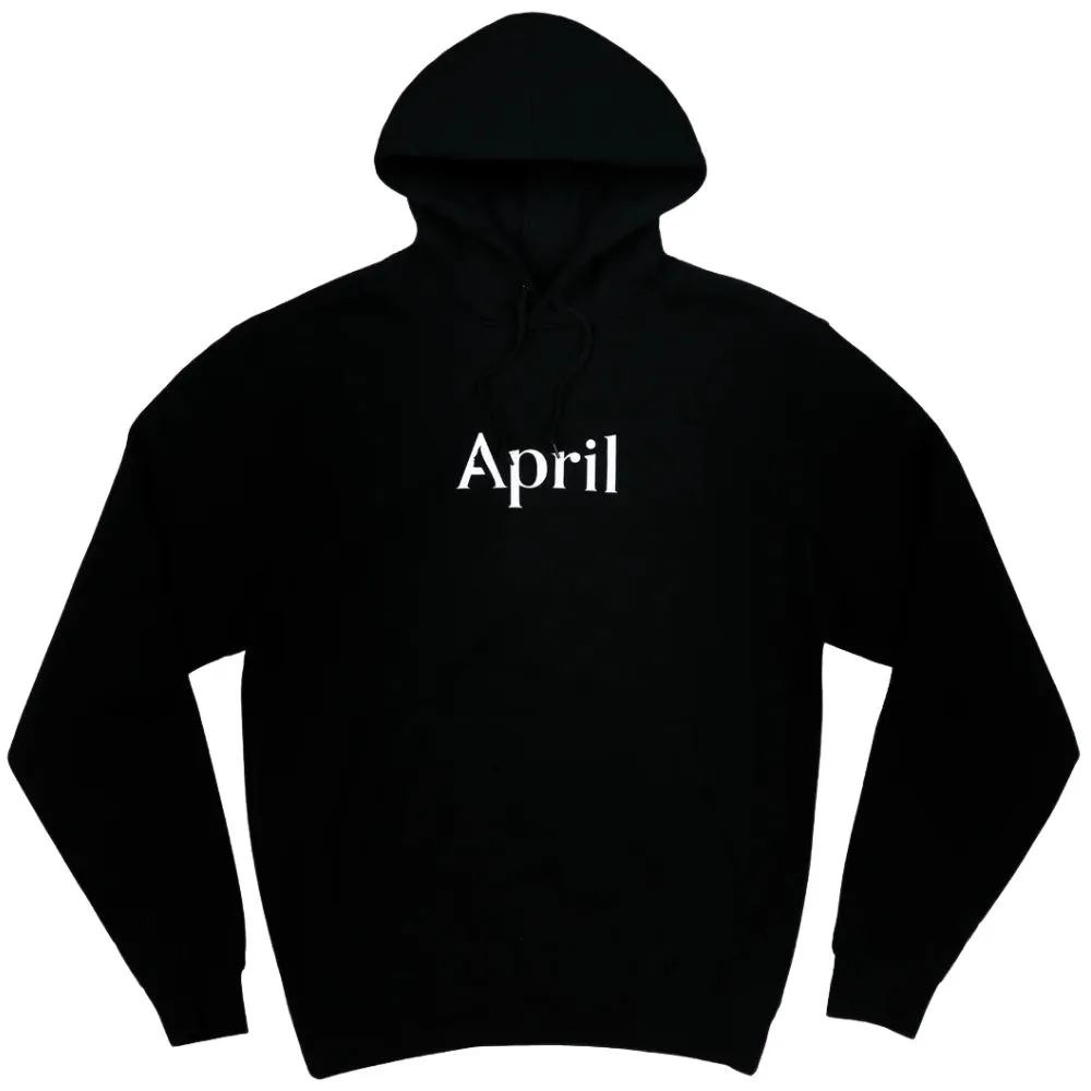 April OG Logo Black Hoodie [Size: M]