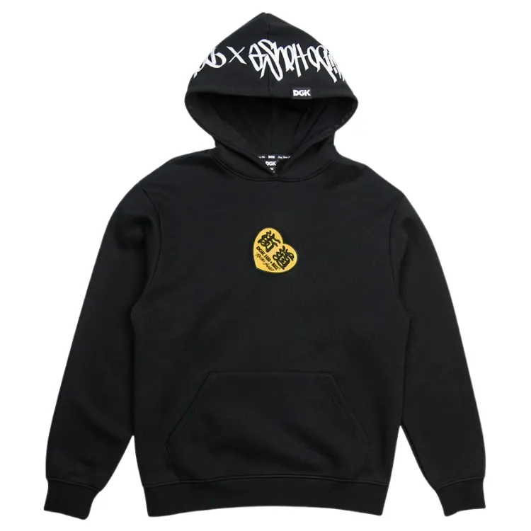 DGK X Kaido House Torque Black Hoodie [Size: M]