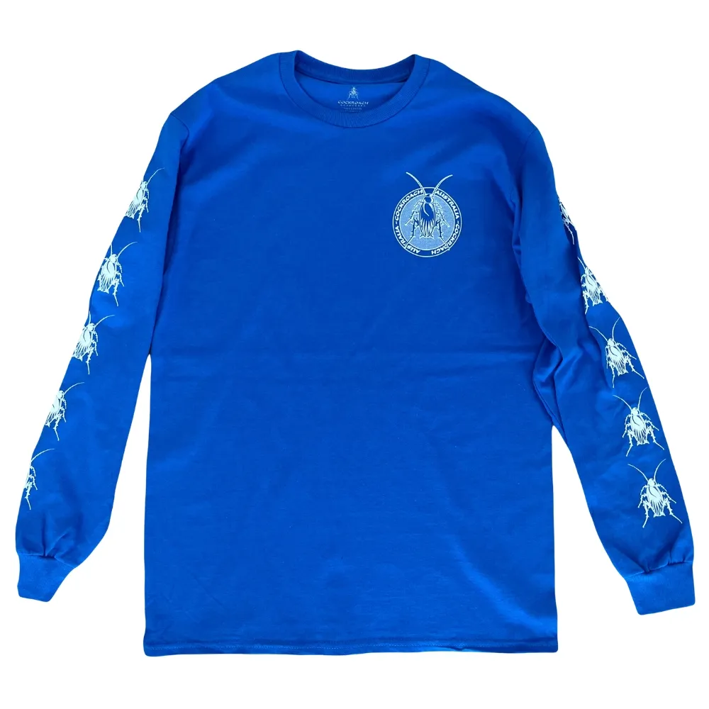 Cockroach Pest Royal Blue Long Sleeve Shirt [Size: M]