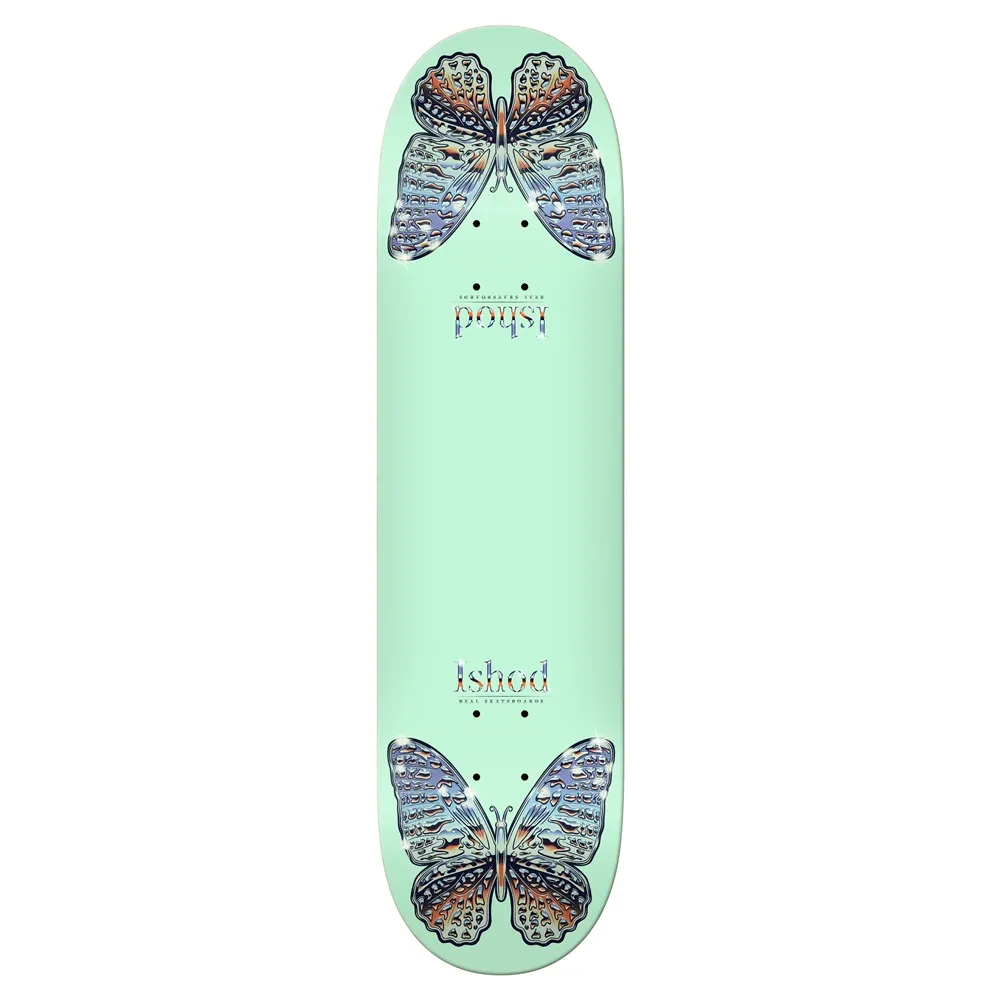 Real Mariposa Ishod Twin 8.5 Skateboard Deck