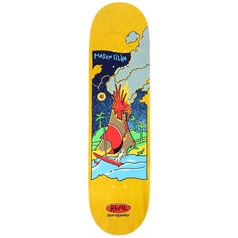 Real DBX Volcano Silva 8.25 Skateboard Deck
