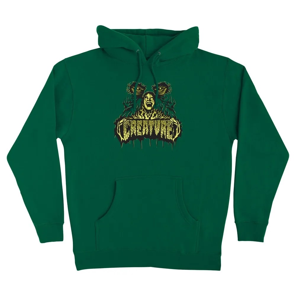 Creature Possessed Dark Green Hoodie [Size: M]
