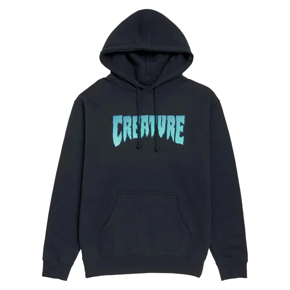 Creature Logo Navy Hoodie [Size: L]