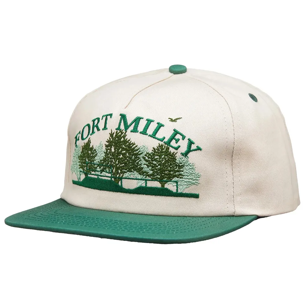 Real Skateboards Fort Miley Off White Snapback Hat