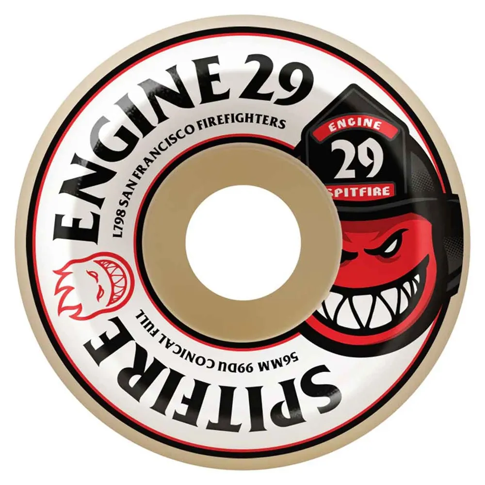 Spitfire SFFD Engine 29 Conical Full F4 99D 54mm Skateboard Wheels