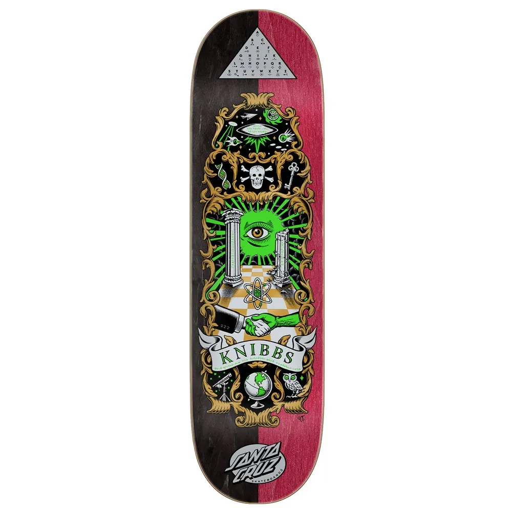 Santa Cruz Cryptic Knibbs Pro 8.5 Skateboard Deck