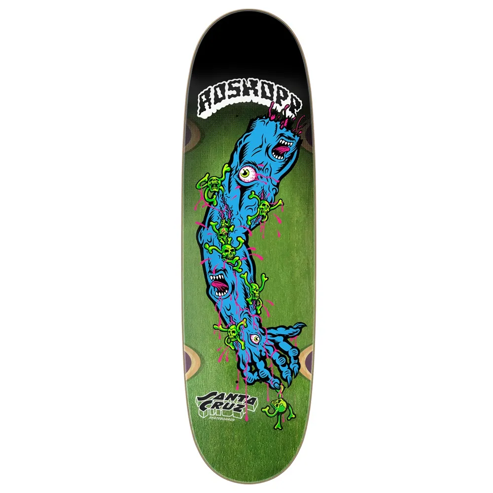 Santa Cruz Roskopp Screaming Arm Pro 9.0 Skateboard Deck