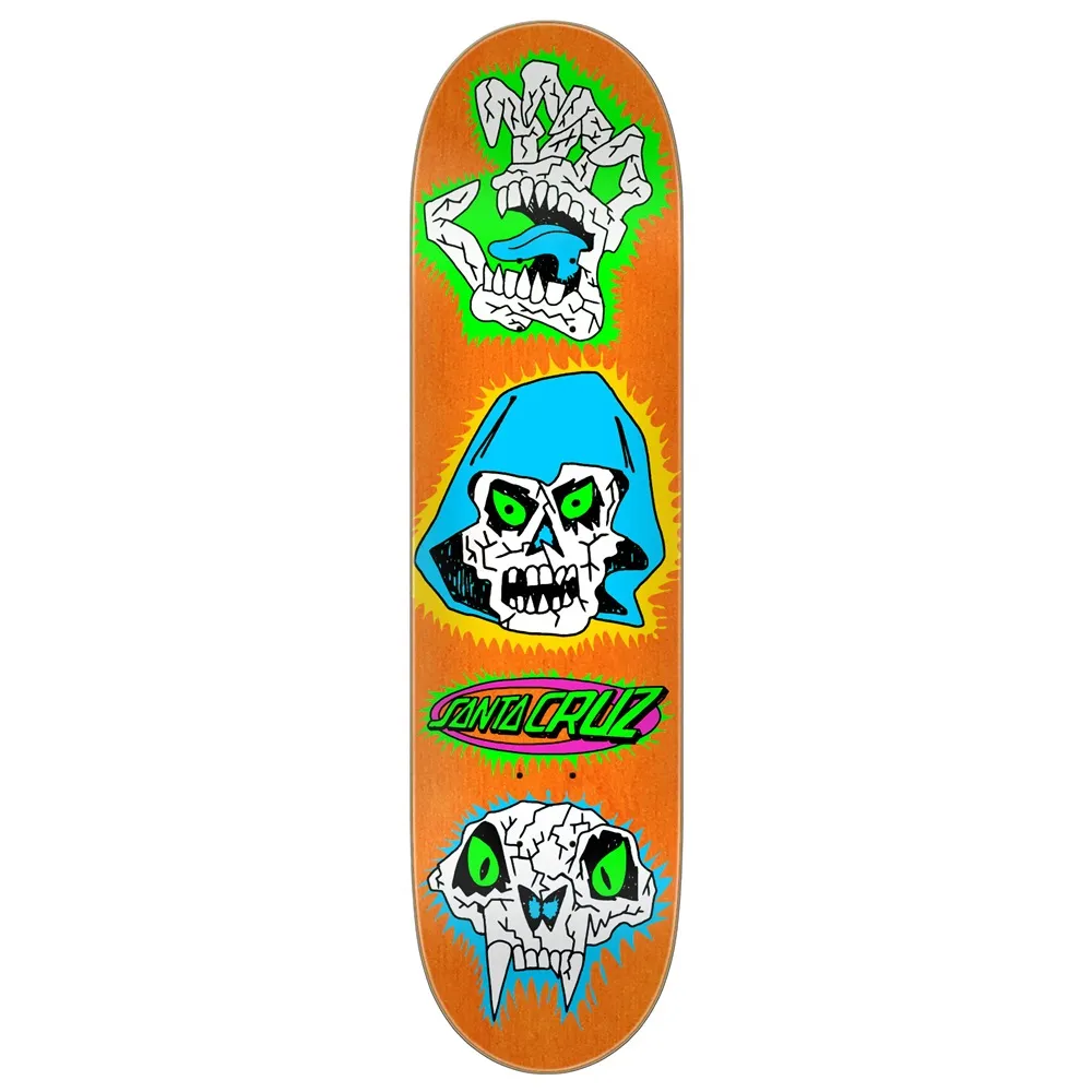 Santa Cruz Scribble Head FeelBase 7.75 Skateboard Deck