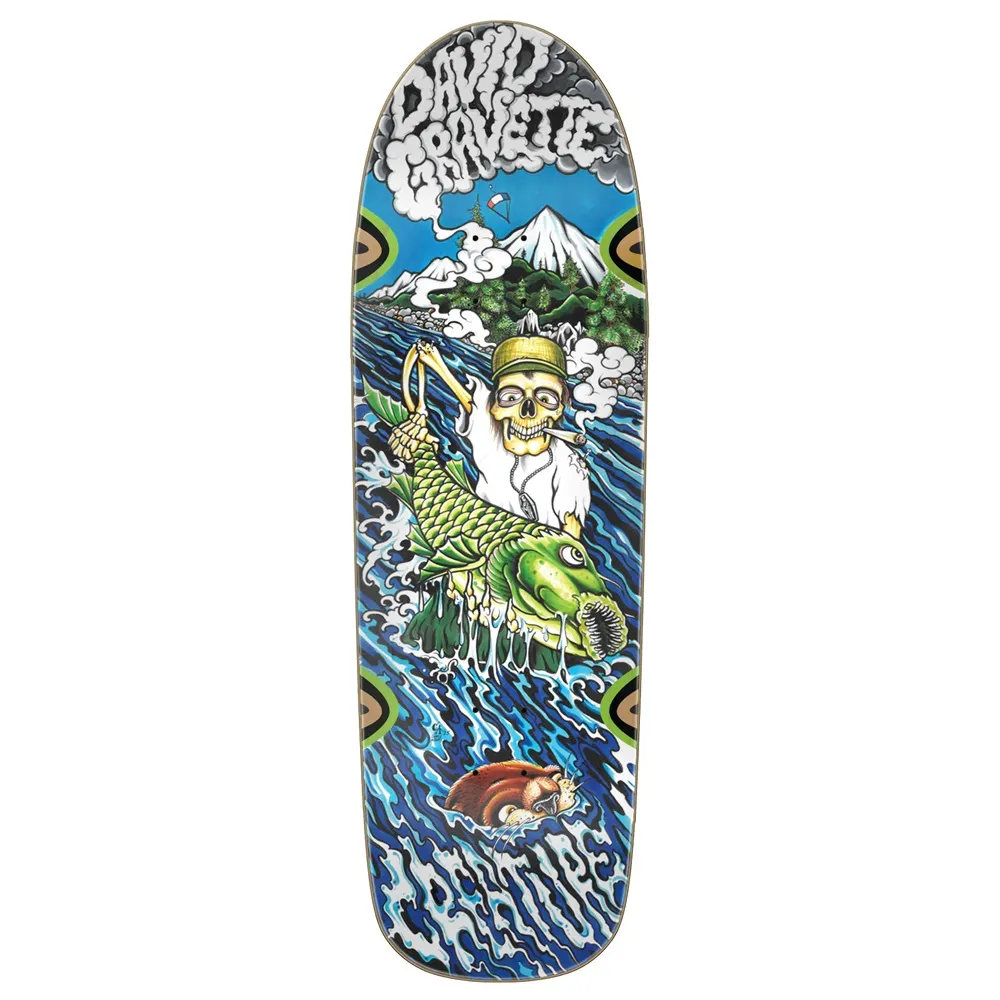 Creature Gravette Hippie Falls Pro 9.0 Skateboard Deck