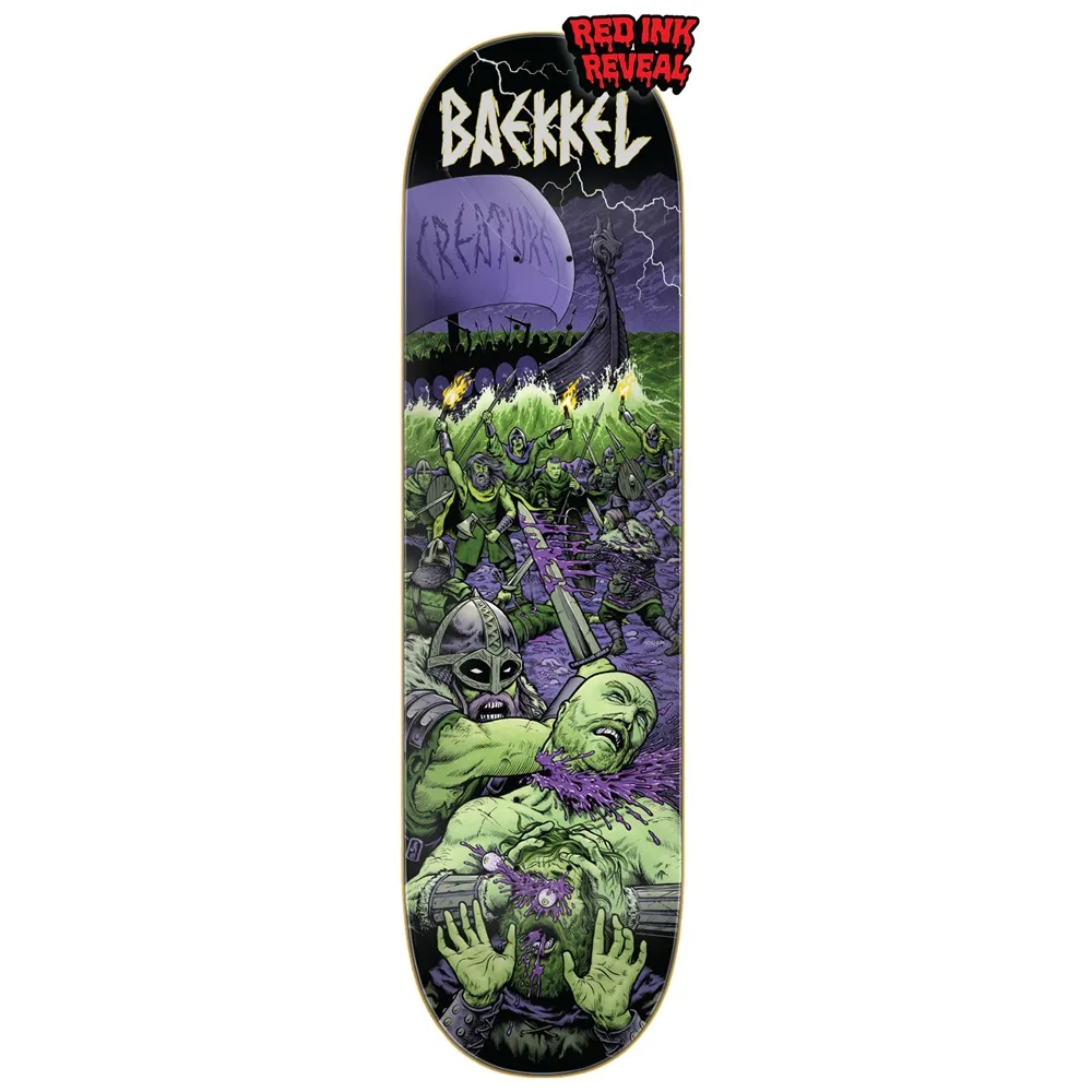 Creature Baekkel Warriors VX 8.6 Skateboard Deck
