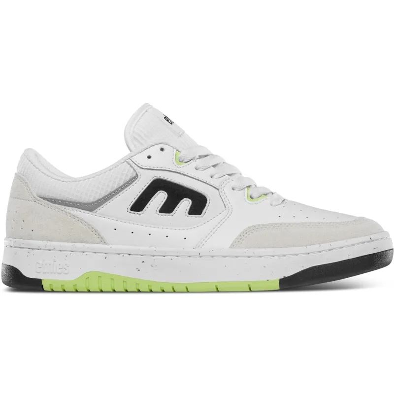Etnies Loot White Black Green Mens Skate Shoes [Size: US 9]