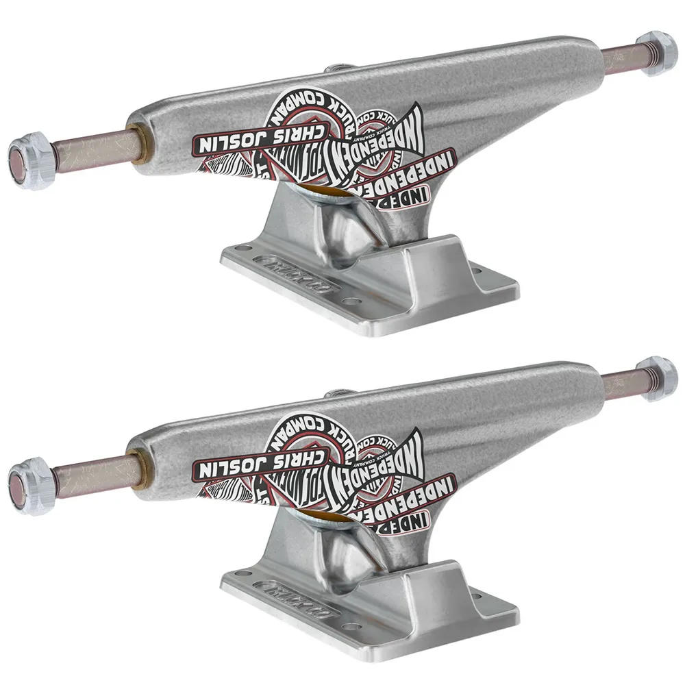 Independent Stage 11 Forged Titanium Chris Joslin Sticker Slap Pro Polished Set Of 2 Skateboard Trucks [Size: 144]