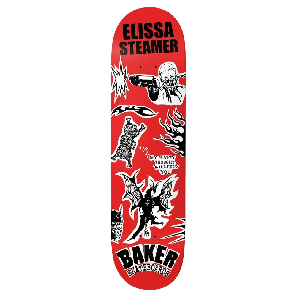 Baker Elissa Steamer Divine Evil 8.0 Skateboard Deck