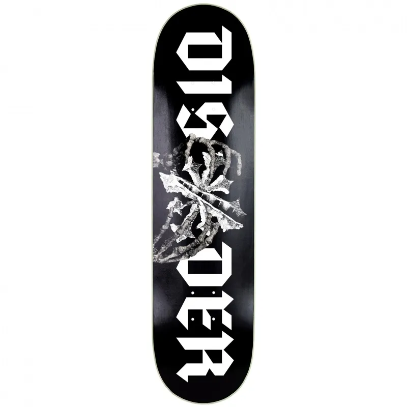 Disorder Hands Of Chaos Black White 8.25 Skateboard Deck