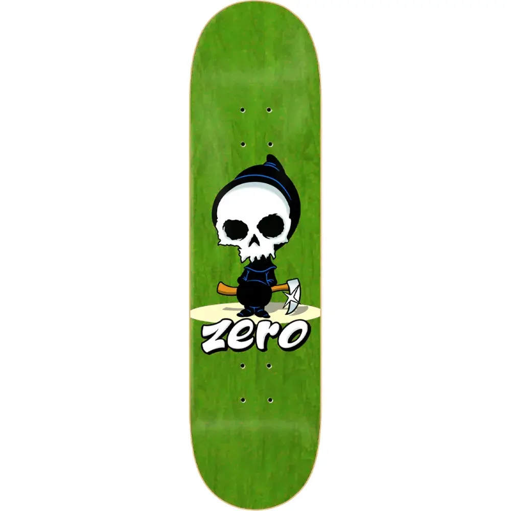 Zero Lil Reaper Green 8.5 Skateboard Deck