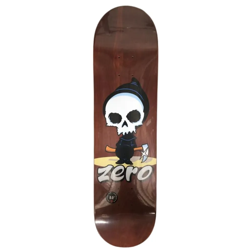 Zero Lil Reaper Brown 8.0 Skateboard Deck
