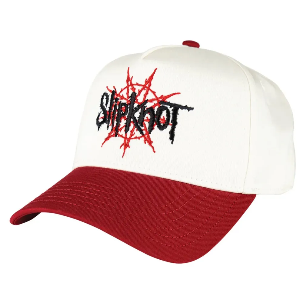 Welcome Skateboards X Slipknot Nonagram White Red Hat