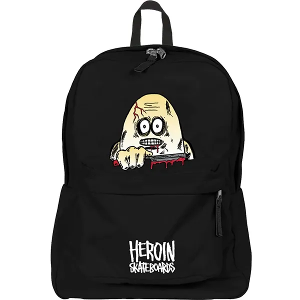 Heroin Razor Egg Black Backpack