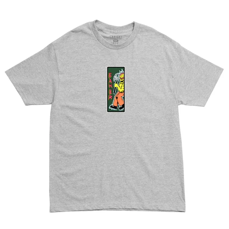 Baker Axe Man Heather Grey T-Shirt [Size: M]