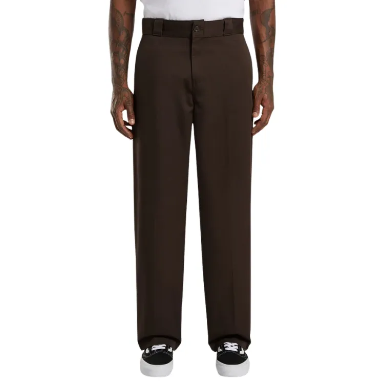 Dickies 247 Loose Fit Dark Brown Pants [Size: 32]
