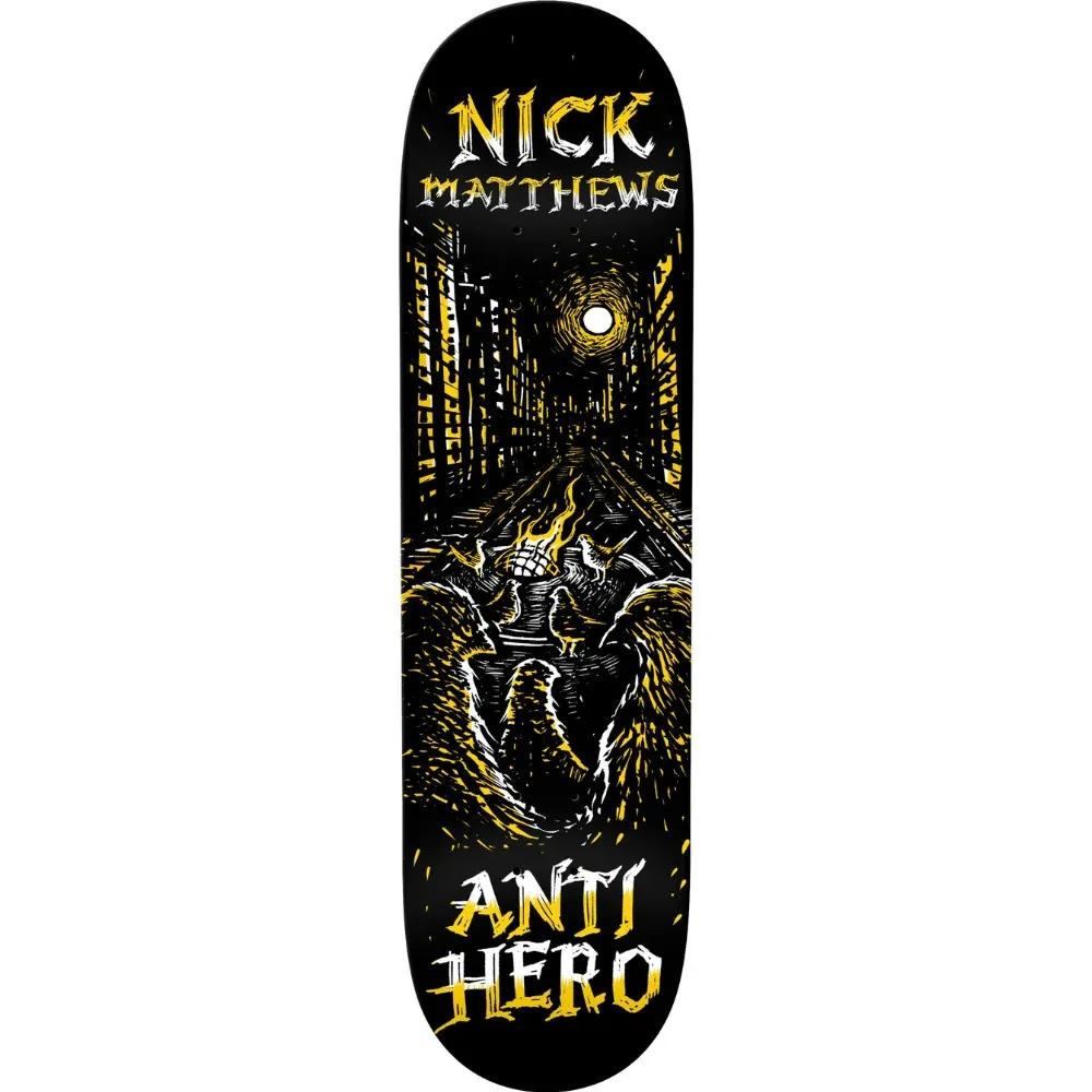 Anti Hero Fireside Matthews 8.5 Skateboard Deck