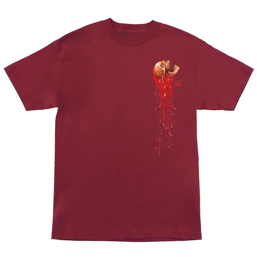 Creature X Cannibal Corpse Cardinal Red T-Shirt [Size: L]