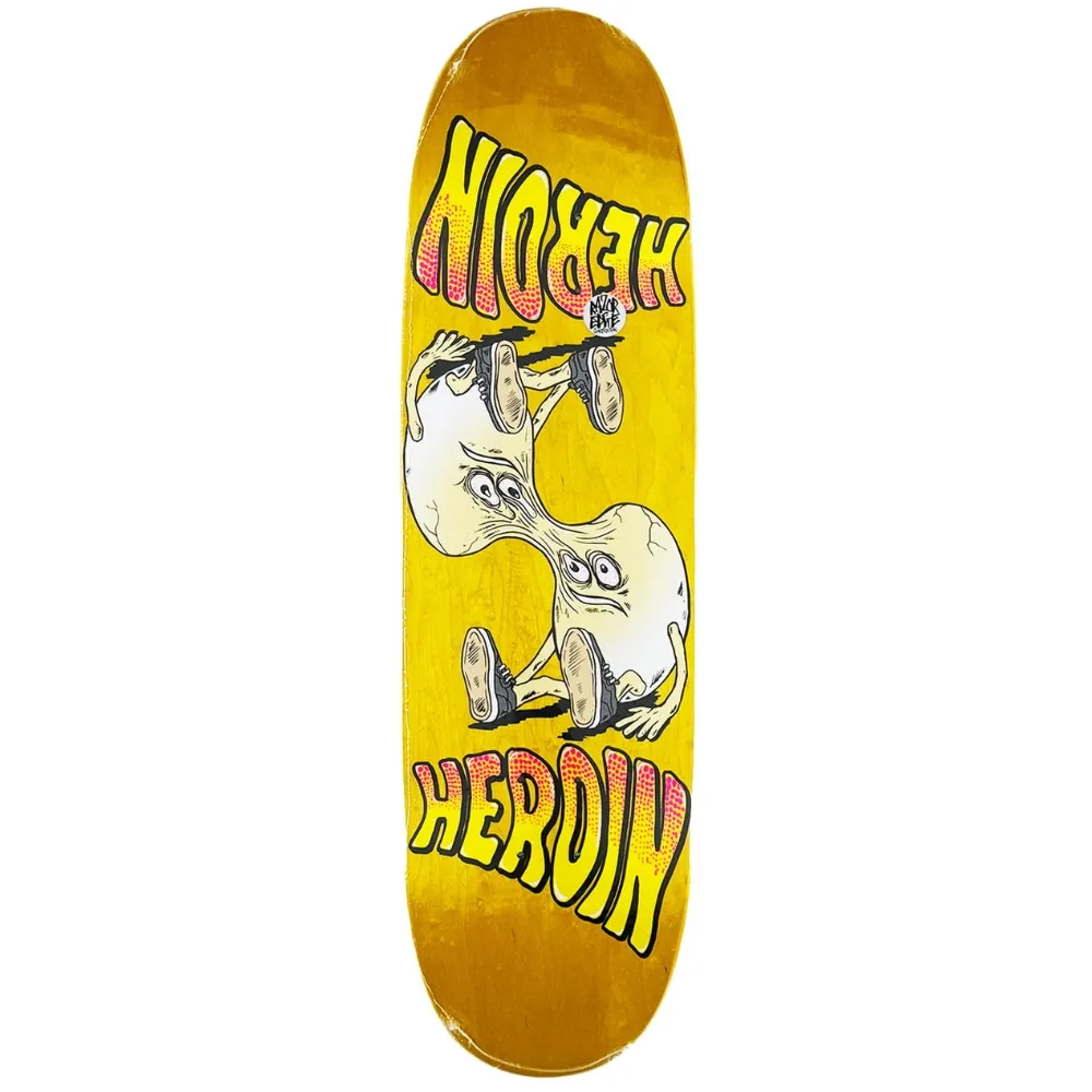 Heroin Merged Egg Yellow 8.88 Skateboard Deck