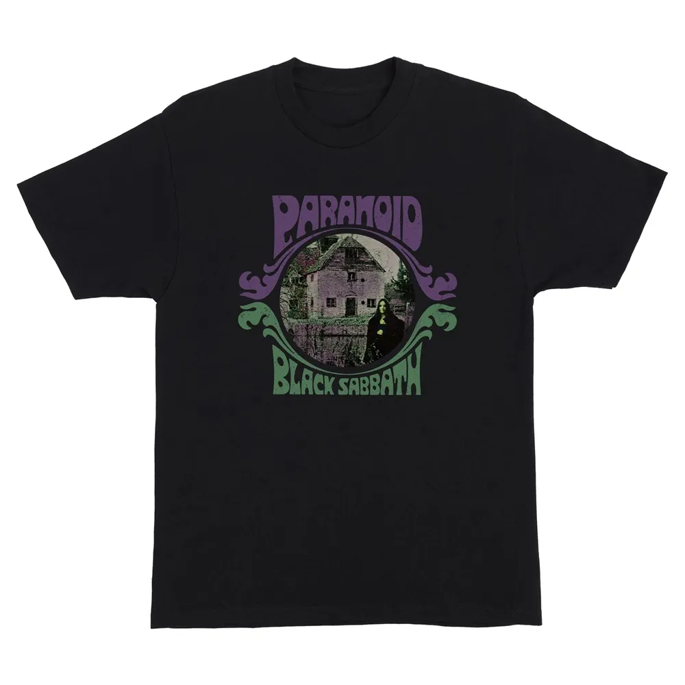 OJ Wheels X Black Sabbath Paranoid Witch Black T-Shirt [Size: M]