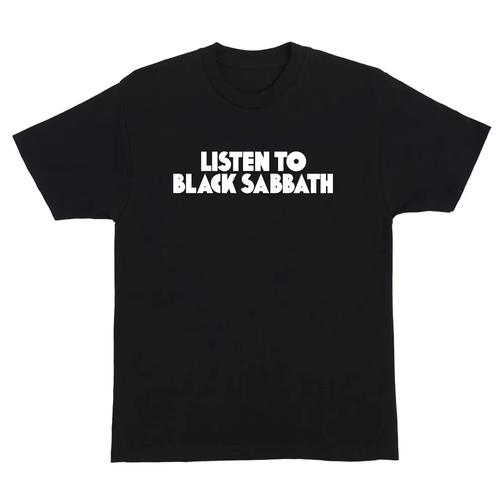 OJ Wheels X Black Sabbath Listen To Black Sabbath Black T-Shirt [Size: L]