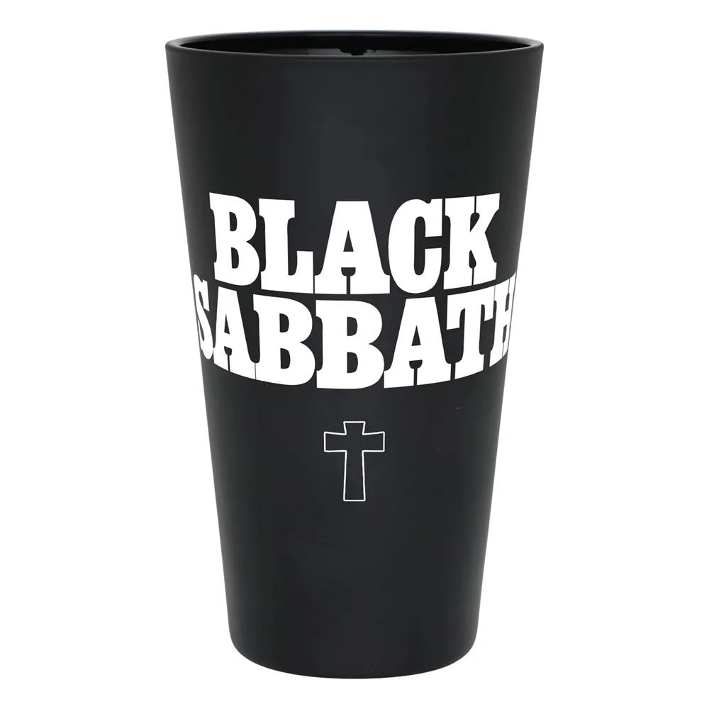 OJ Wheels X Black Sabbath Black Frosted Pint Glass
