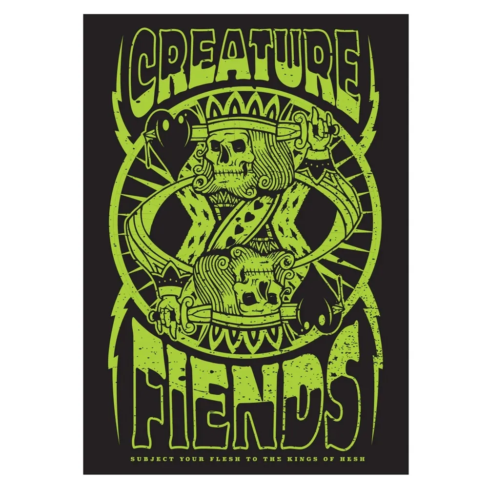 Creature Heshking Relic Green Black Sticker