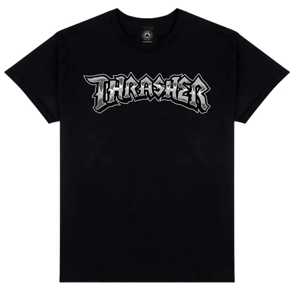 Thrasher Cruisin Black T-Shirt [Size: M]