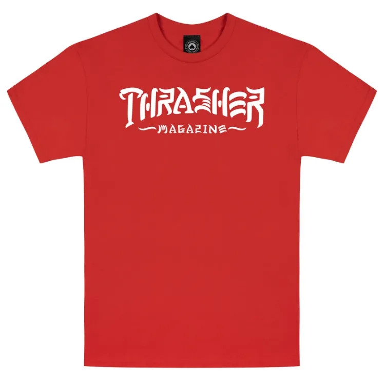 Thrasher Thrash & Destroy Red T-Shirt [Size: L]