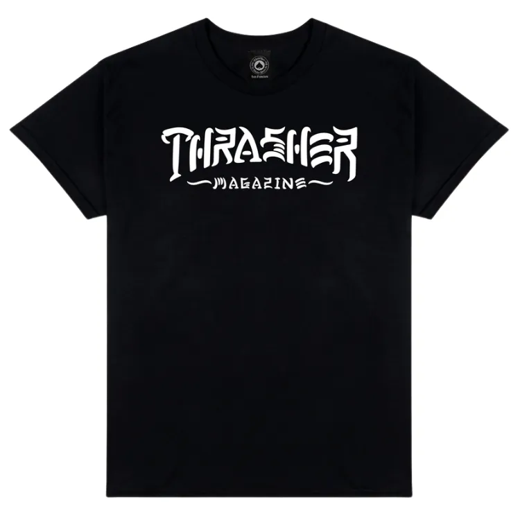 Thrasher Thrash & Destroy Black T-Shirt [Size: M]