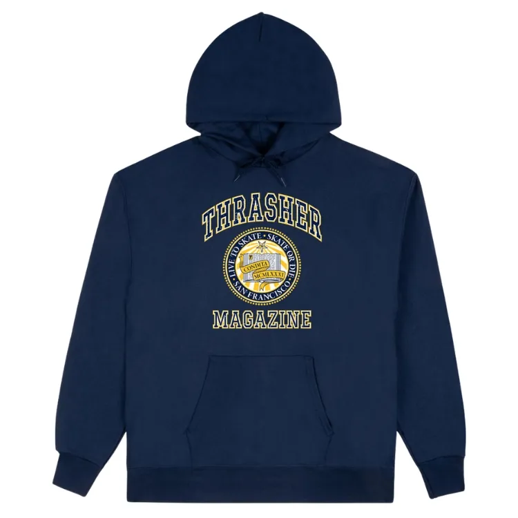 Thrasher Dropout Navy Hoodie [Size: L]