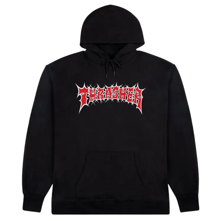 Thrasher Spikey Black Hoodie [Size: L]