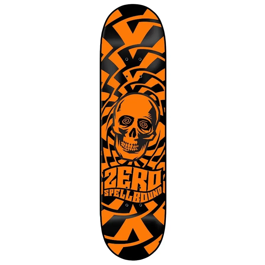 Zero Spellbound Reissue Black Orange 8.25 Skateboard Deck