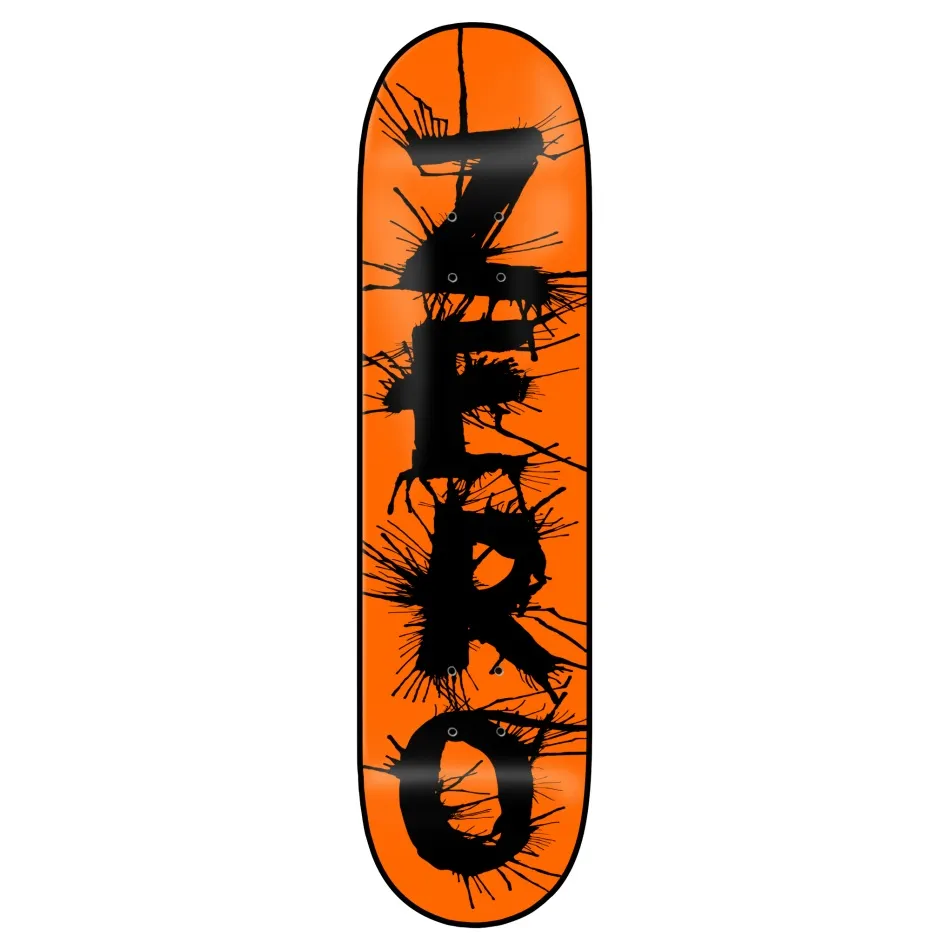 Zero Disorder Reissue Black Orange 8.25 Skateboard Deck
