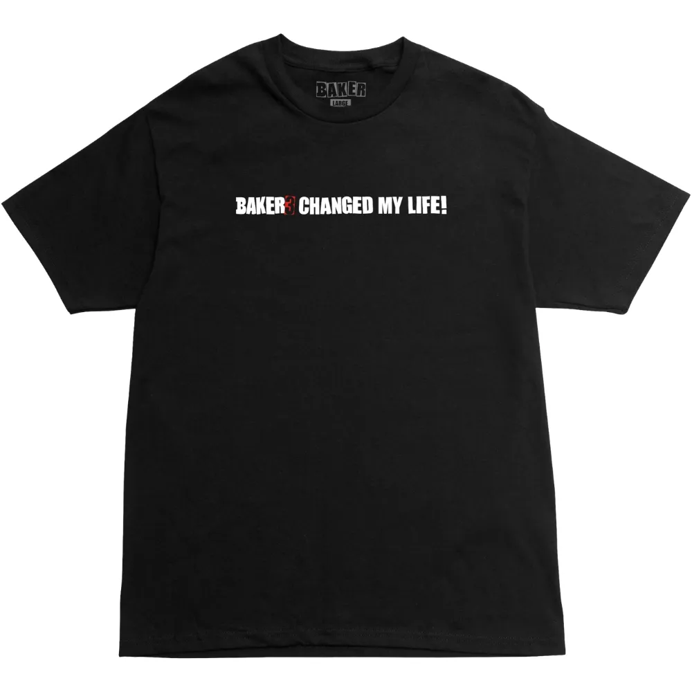 Baker 3 Changed My Life Black T-Shirt [Size: L]