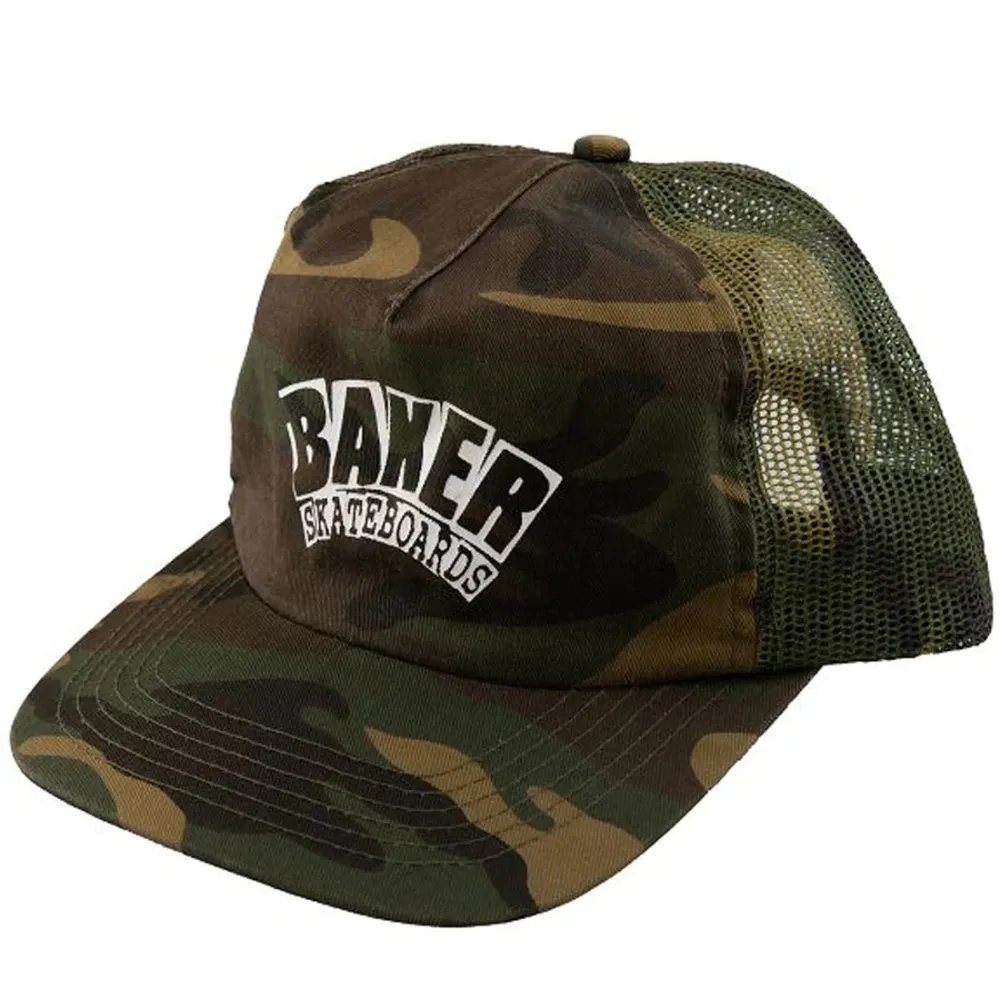 Baker Arch Logo Camo Snapback Hat